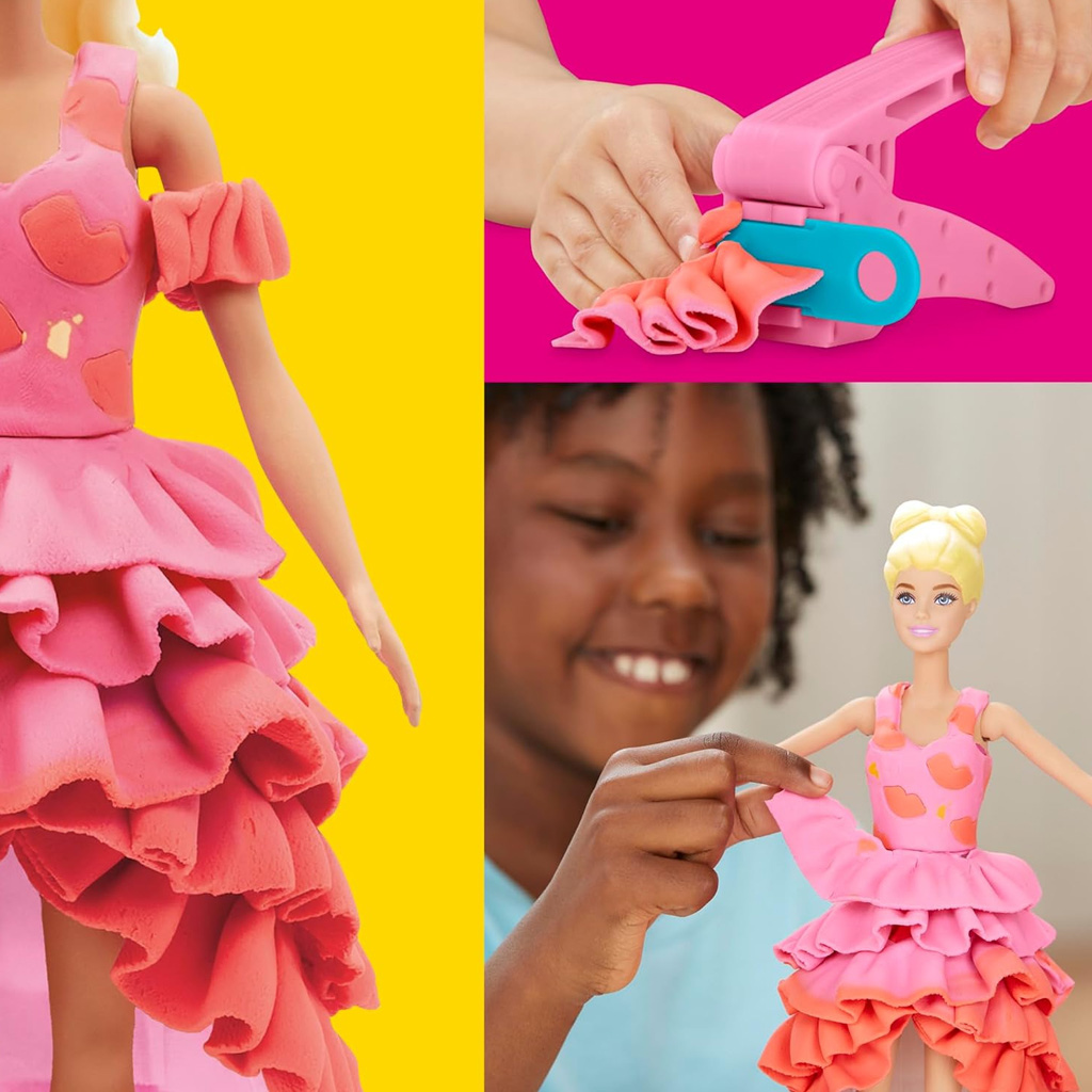 Play-Doh: Barbie divatbemutató gyurma szett - Hasbro kép 5