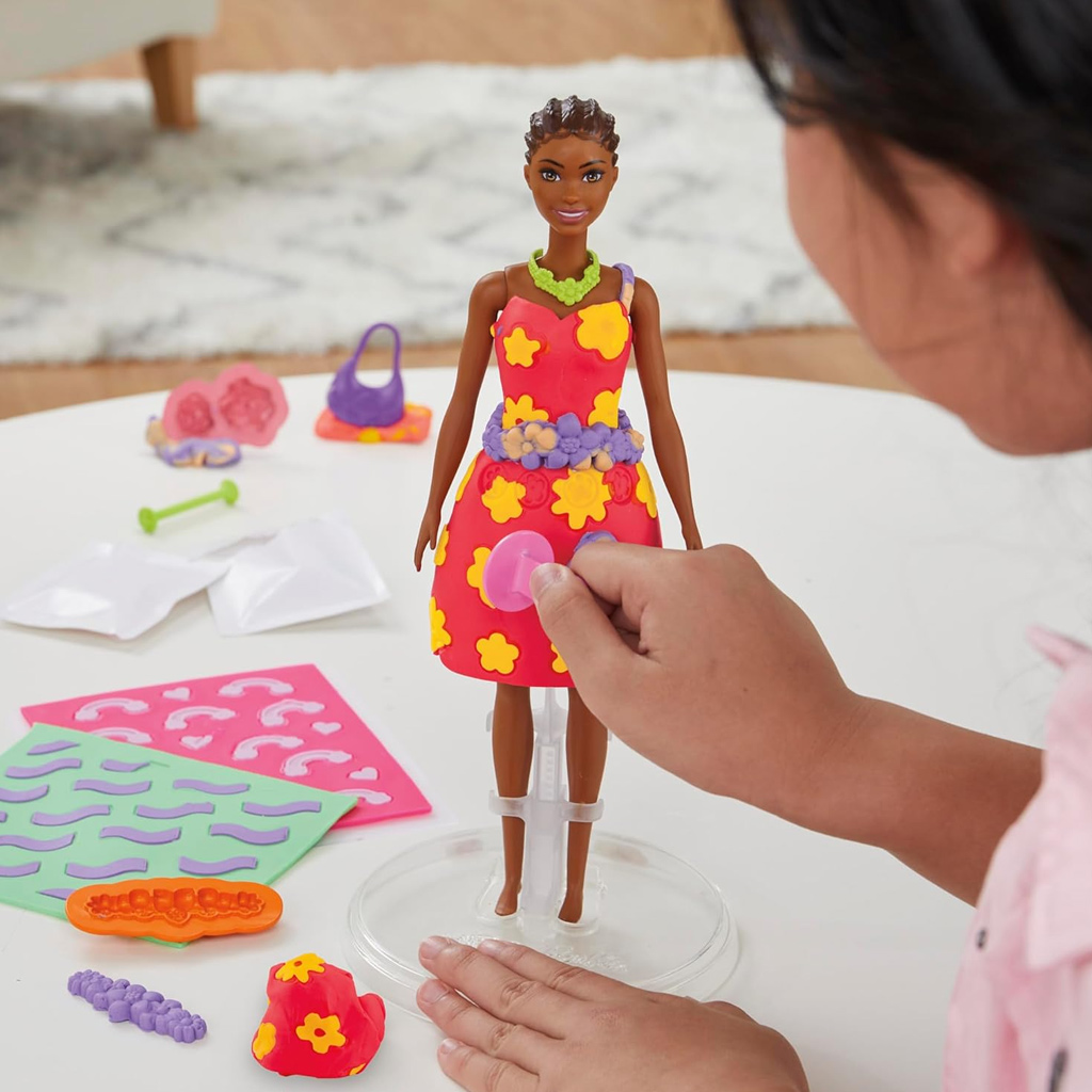 Play-Doh: Barbie virágok gyurma szett - Hasbro kép 3