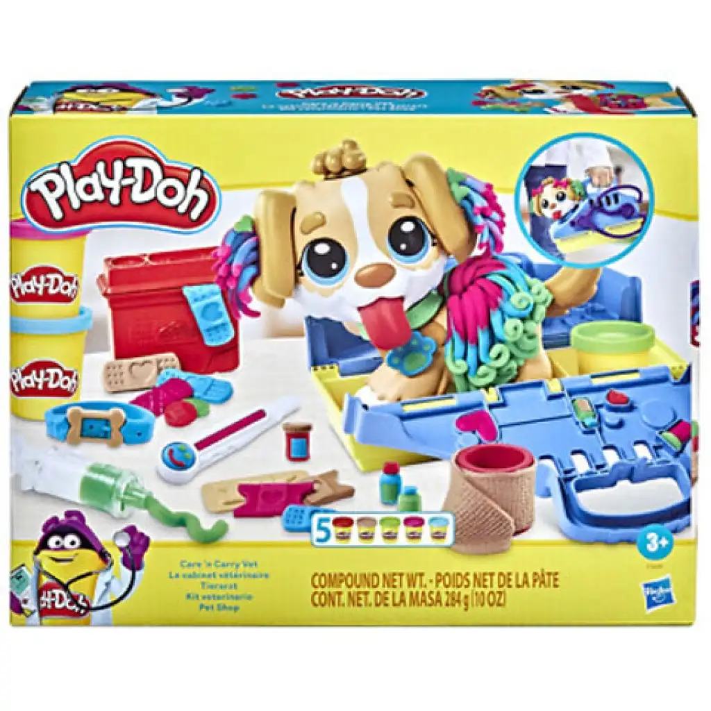 Play-Doh Care 'n Carry Vet gyurma szett - Hasbro