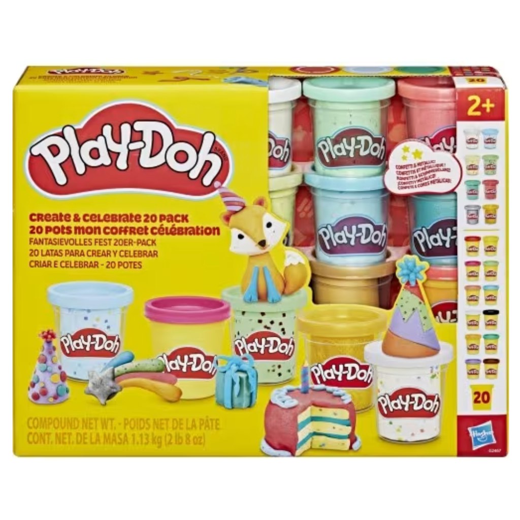 Play-Doh: Create & Celebrate 20db-os gyurmaszett - Hasbro