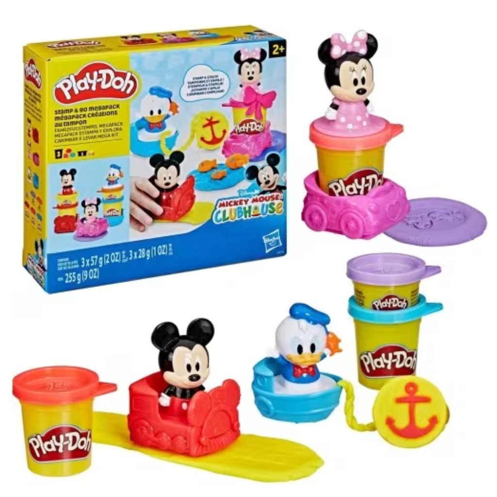 Play-Doh: Disney Jr. Stamp & Go Megapack gyurmaszett - Hasbro