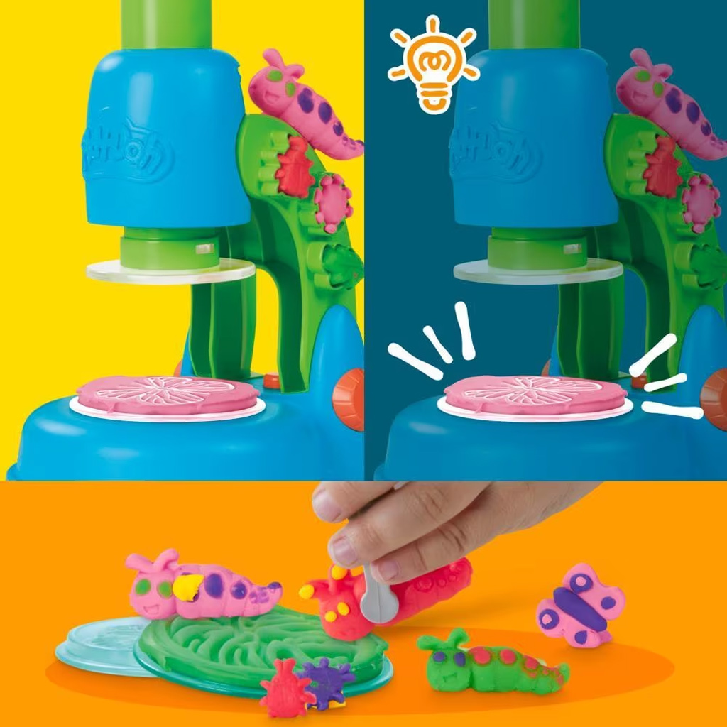 Play-Doh: Wonder Glow mikroszkópos gyurmaszett világító elemekkel – Hasbro kép 2