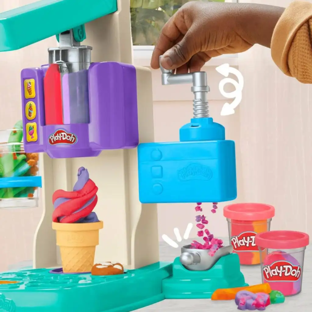 Play-Doh: Szivárványcsavar jégkrémkészítő gyurmaszett - Hasbro kép 3