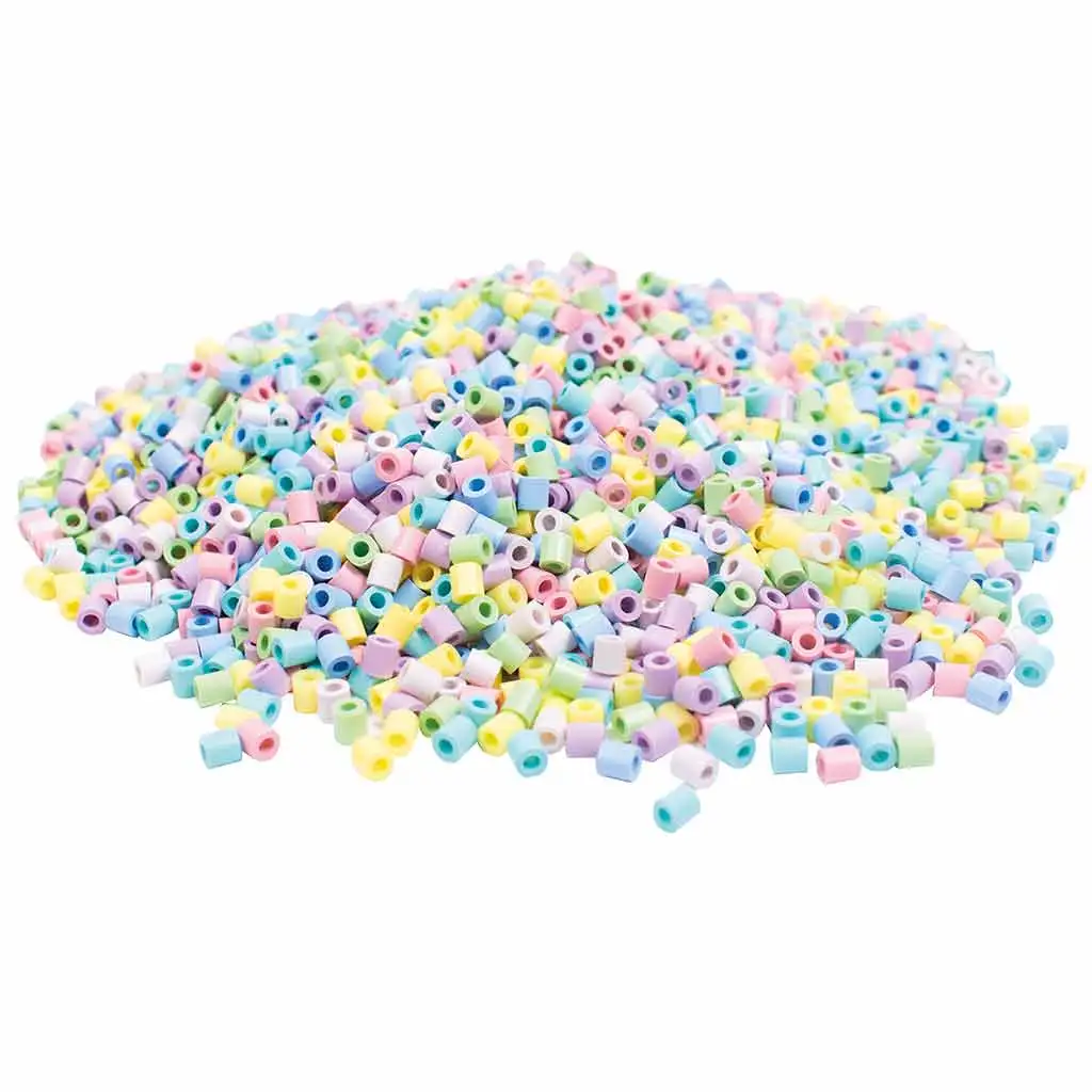 PlayBox: 5mm-es MIDI pasztell színű vasalható gyöngy szett vödörben 10.000db-os csomag kép 3