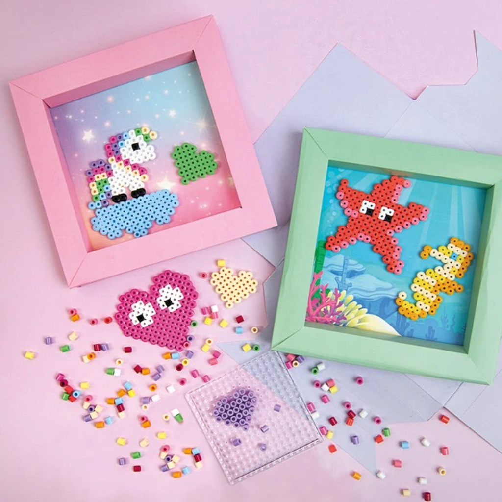 PlayBox: Vasalható gyöngyképkészítő kreatív szett - Unikornis kép 2