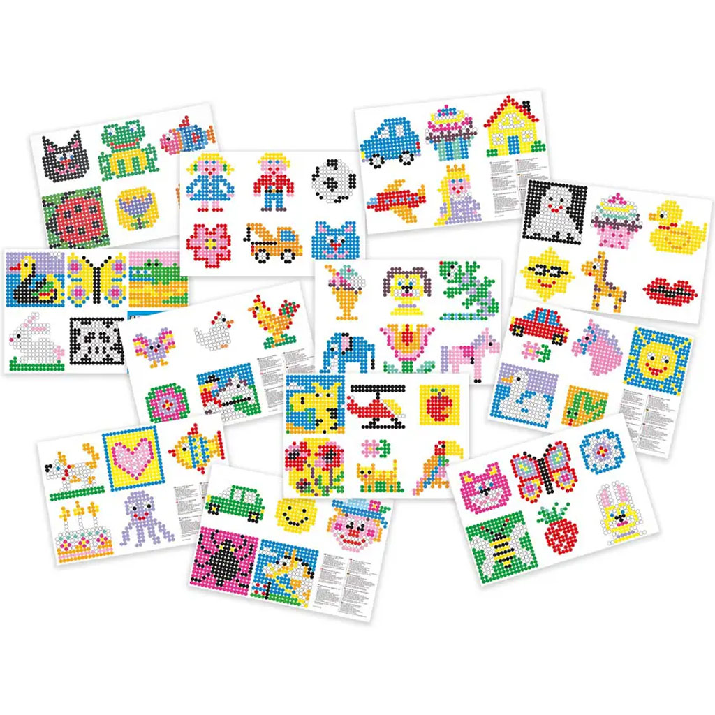 PlayBox: XL vasalható gyöngy mintakártya 67db-os szett kép 2