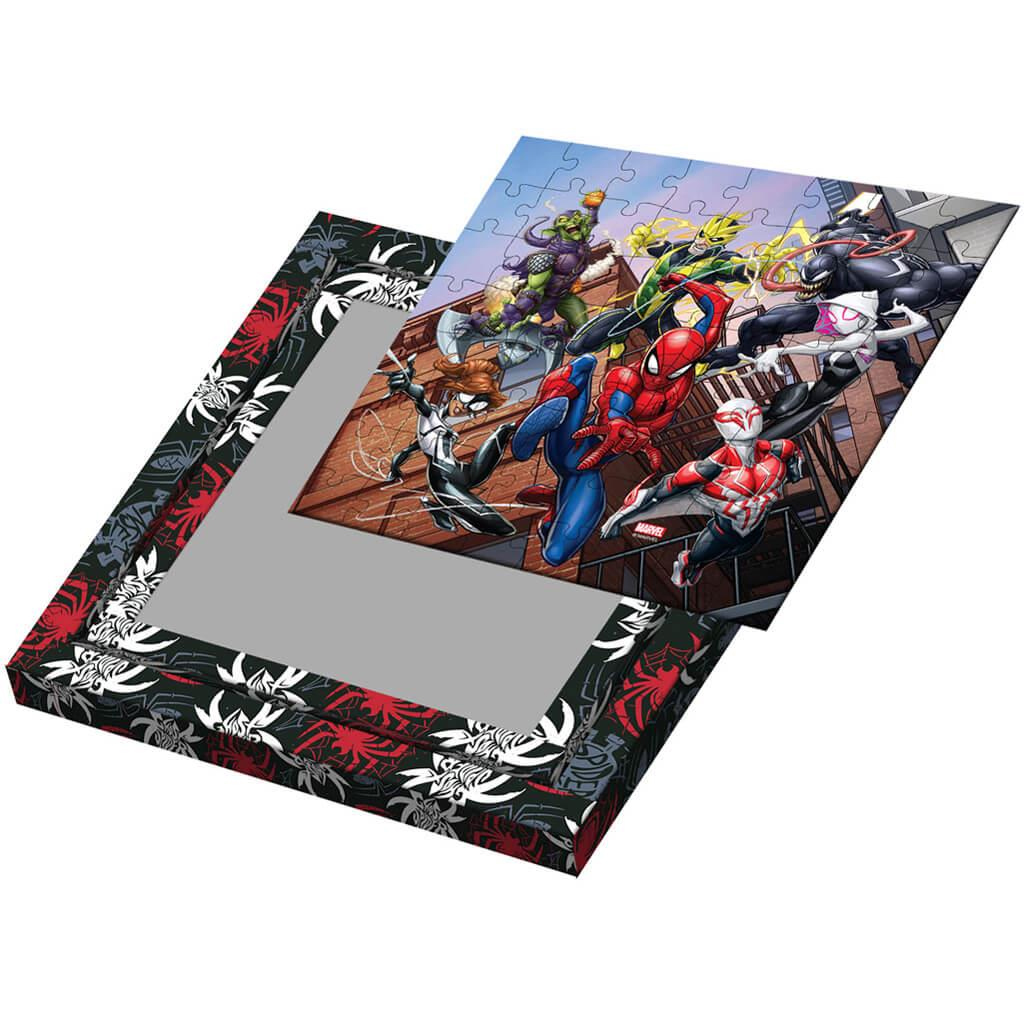 Luna: Pókember 2az1-ben 64db-os keretes színezhető puzzle kép 2