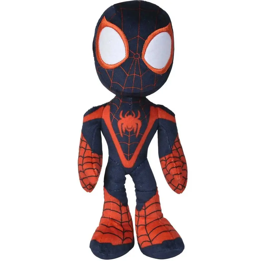 Marvel: Amazing Friends - Pókember Miles Morales plüssfigura sötétben világító szemekkel 25cm kép 2