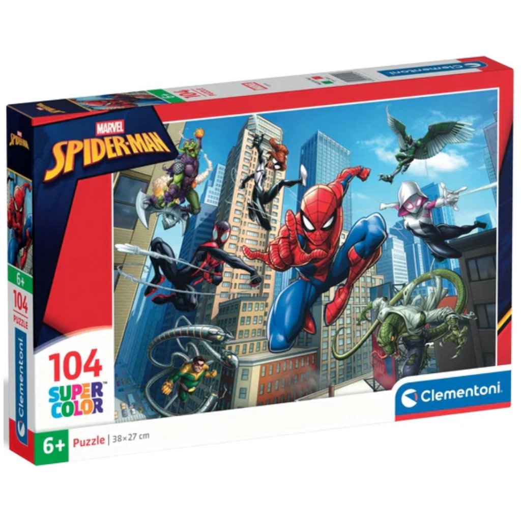 Pókember Super Color puzzle 104 db-os - Clementoni