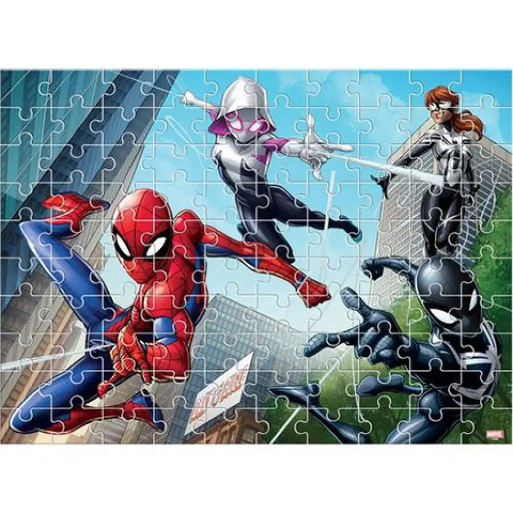 Pókember színezhető 2 az 1-ben puzzle 100db-os kép 2