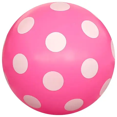 Pöttyös labda 14cm-es több változatban kép 3