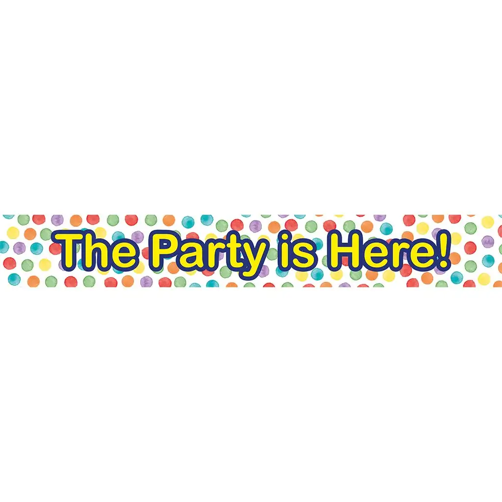 The Party is Here! banner – 3db-os szett