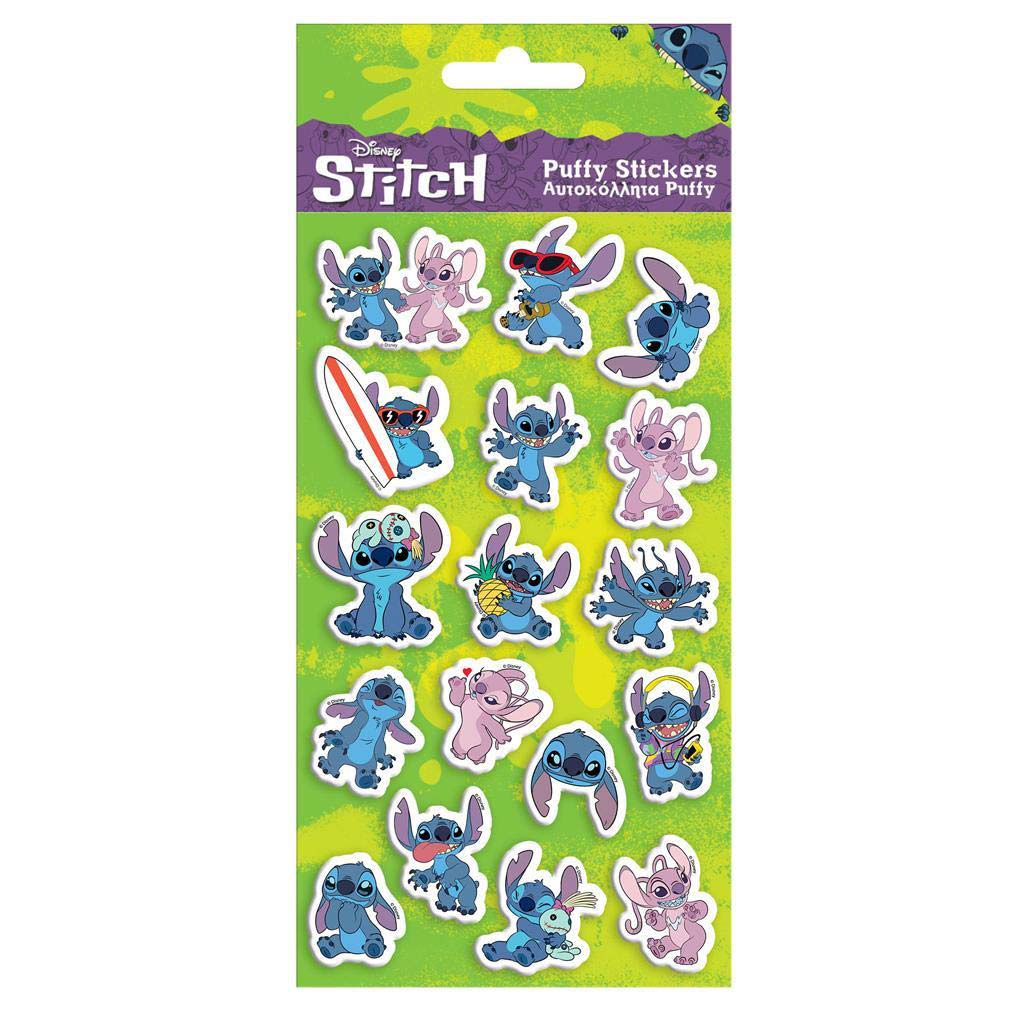 Luna: Disney Lilo és Stitch pufi matrica szett 10x22cm