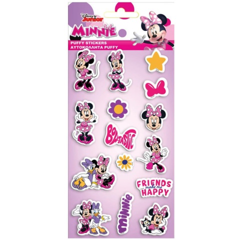 Minnie egeres 3D pufi matrica szett 10x22cm-es íven