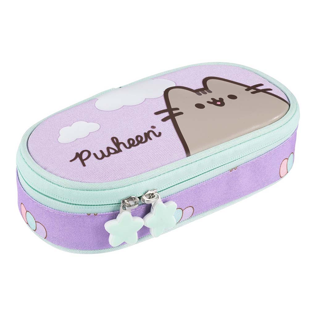 Pusheen ovális tolltartó 23x9,5x6cm