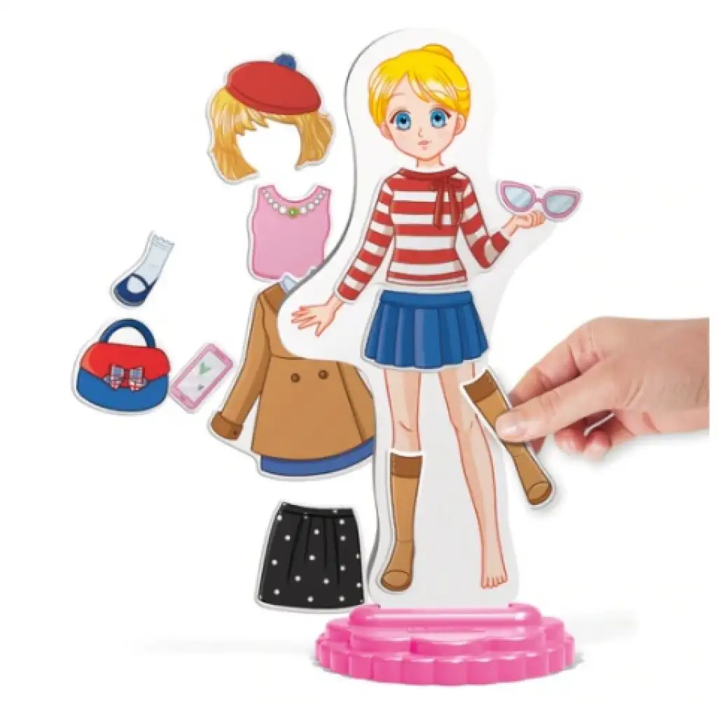 Quercetti: Mágneses babaöltöztető játék - Anna kép 4