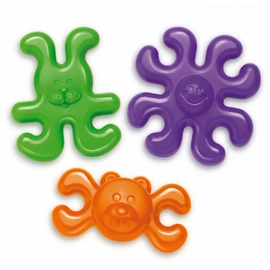 Quercetti: Állatos bébi pattintós játék 18db-os kép 3