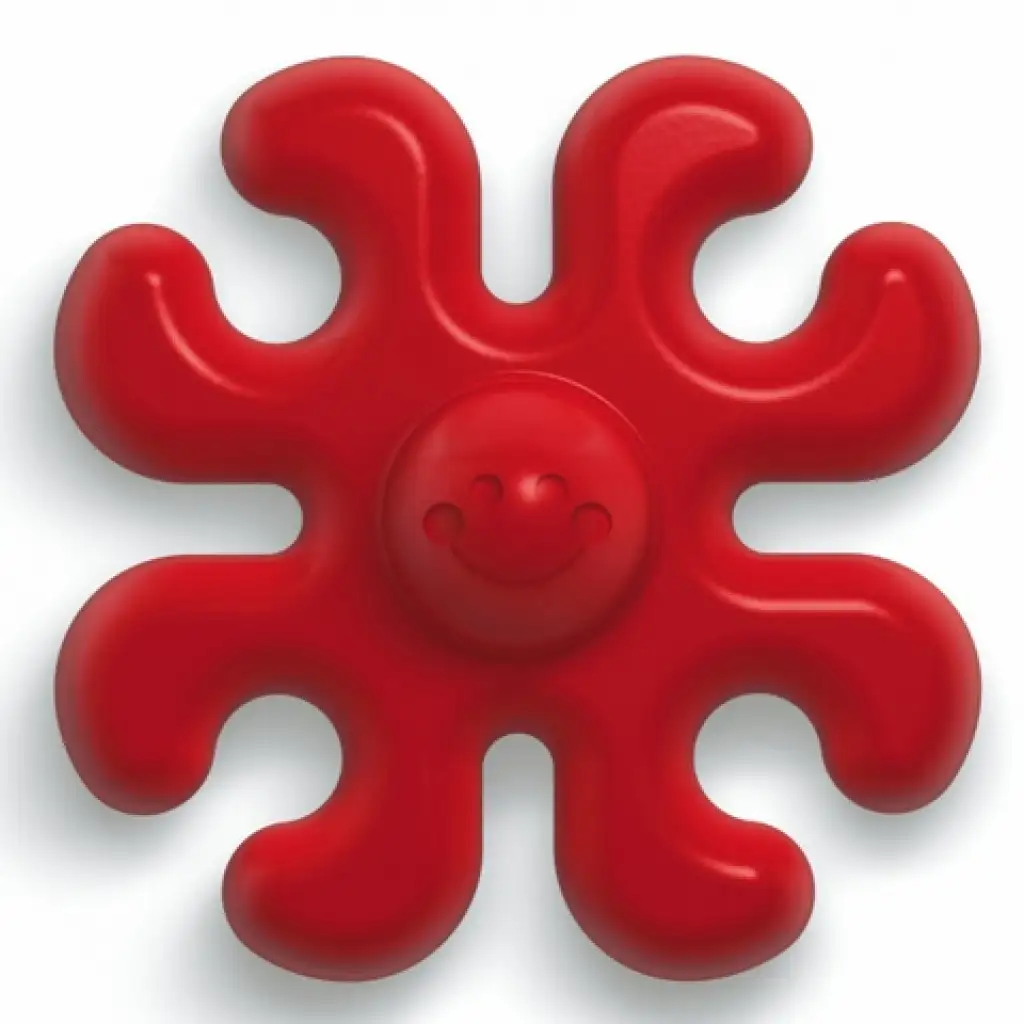 Quercetti: Bébi pattintós játék - polipok 6db-os kép 2