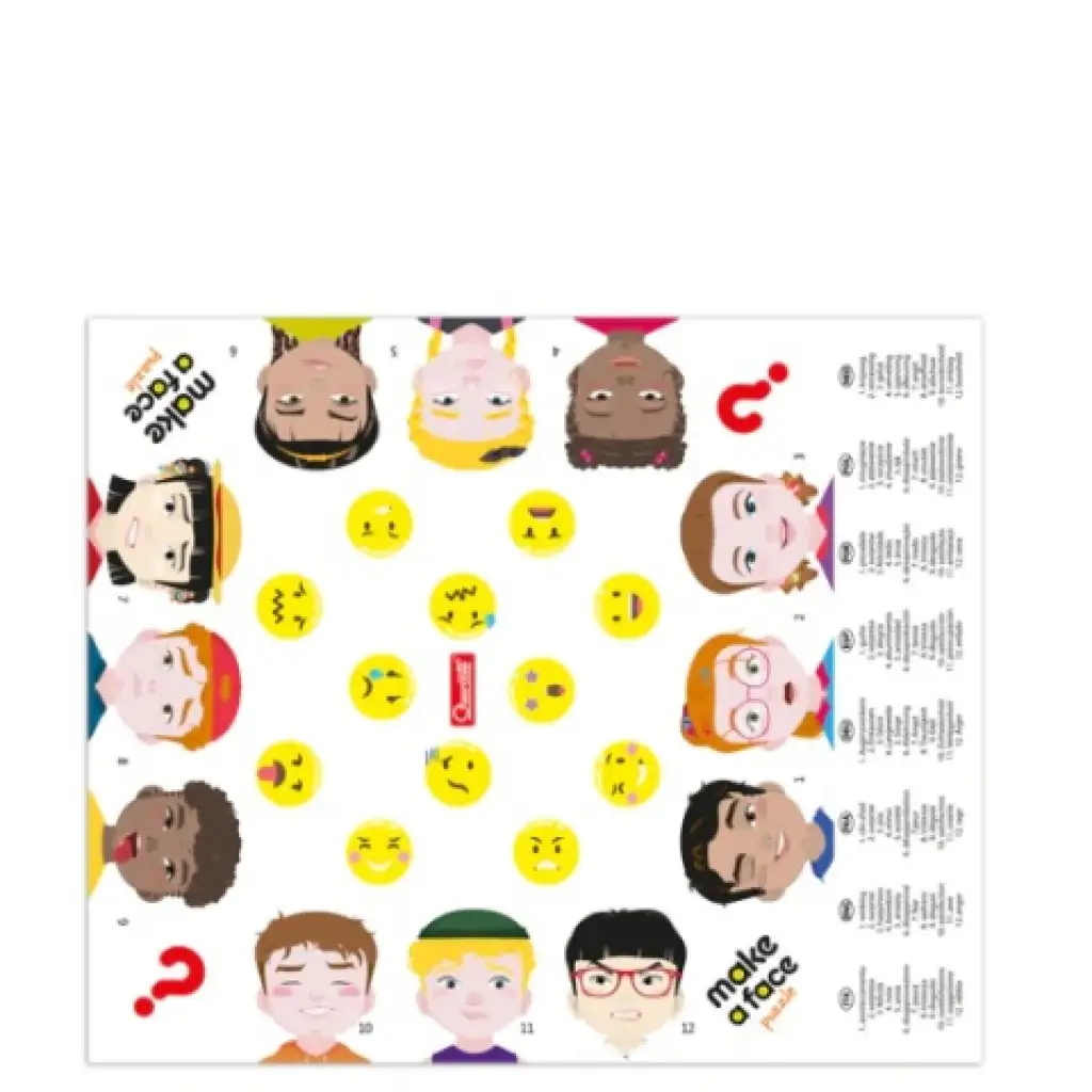 Quercetti: Készíts egy arcot puzzle kép 2