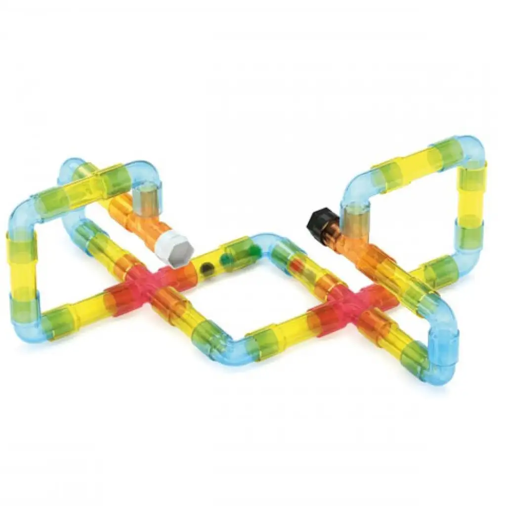 Quercetti: Csőlabirintus építőjáték szett 44db-os kép 3