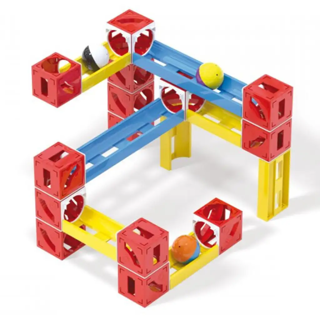 Quercetti: Cuboga Premium golyóvezető játékszett kép 2