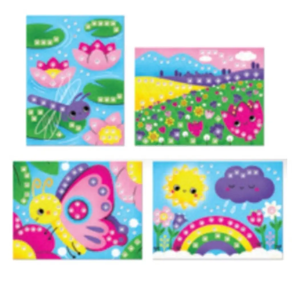 Quercetti: Fanta Color Cards Természet kreatív pötyi játékszett kép 2