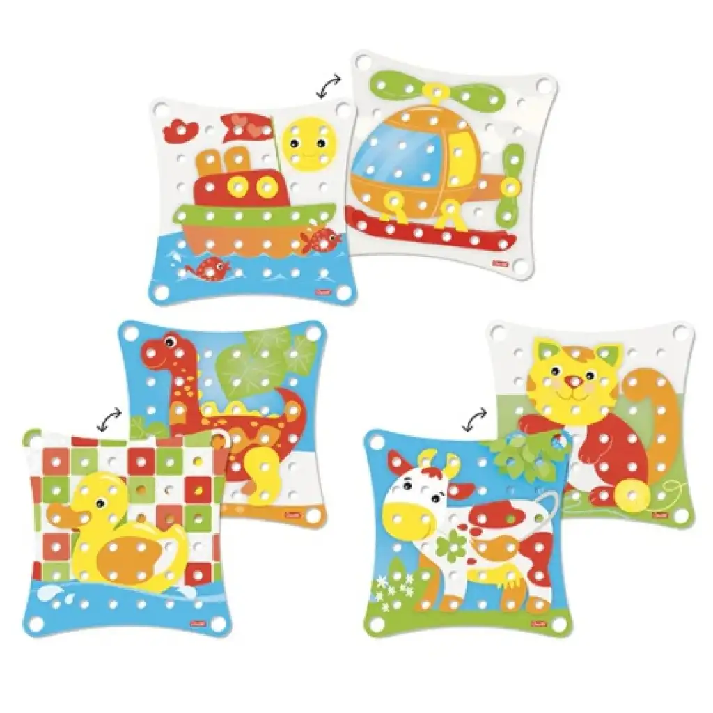 Quercetti: Jumbo Peggy 41db-os pötyi szett kép 3