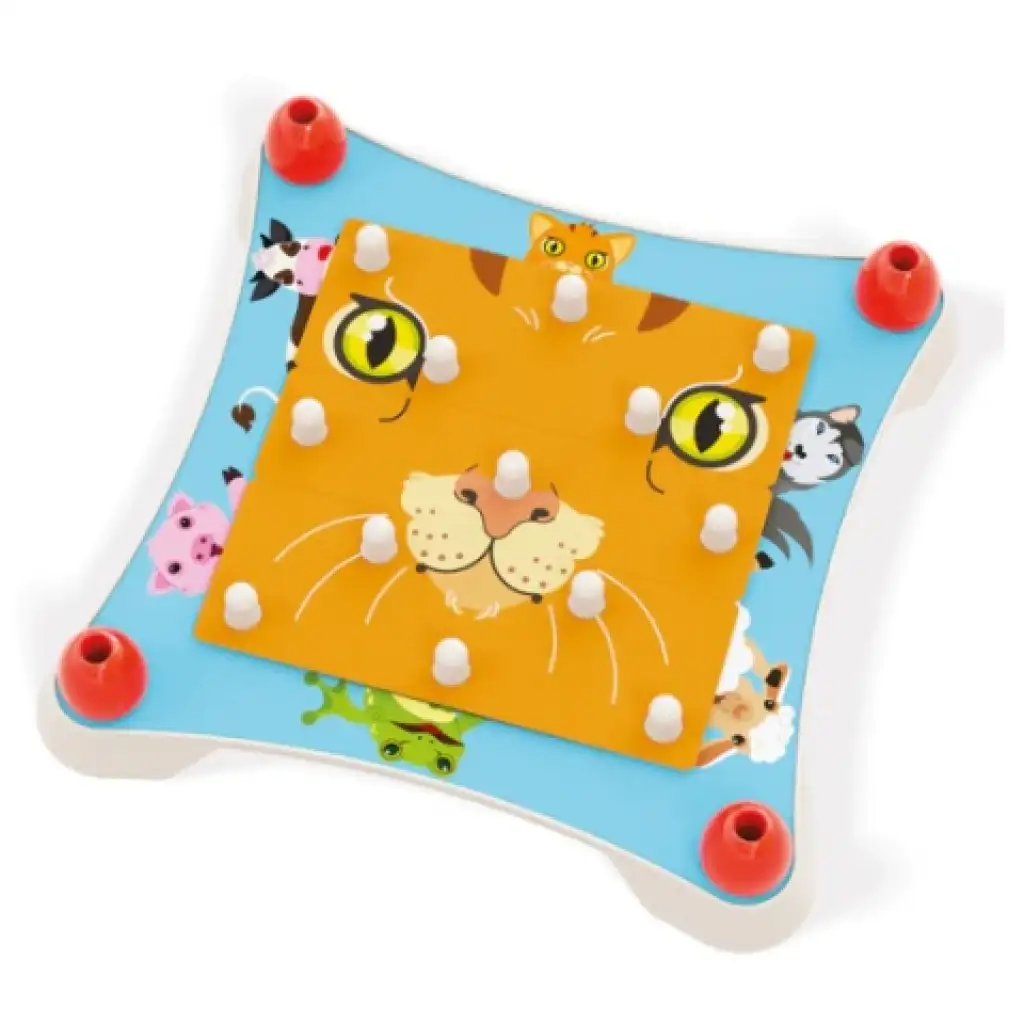 Quercetti: Készíts egy állati arcot puzzle kép 2