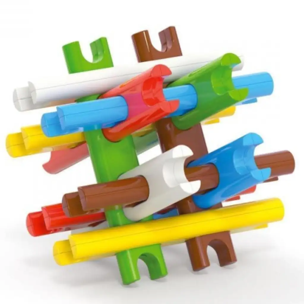 Quercetti: Link Block kreatív építőjáték 24db-os szett kép 2