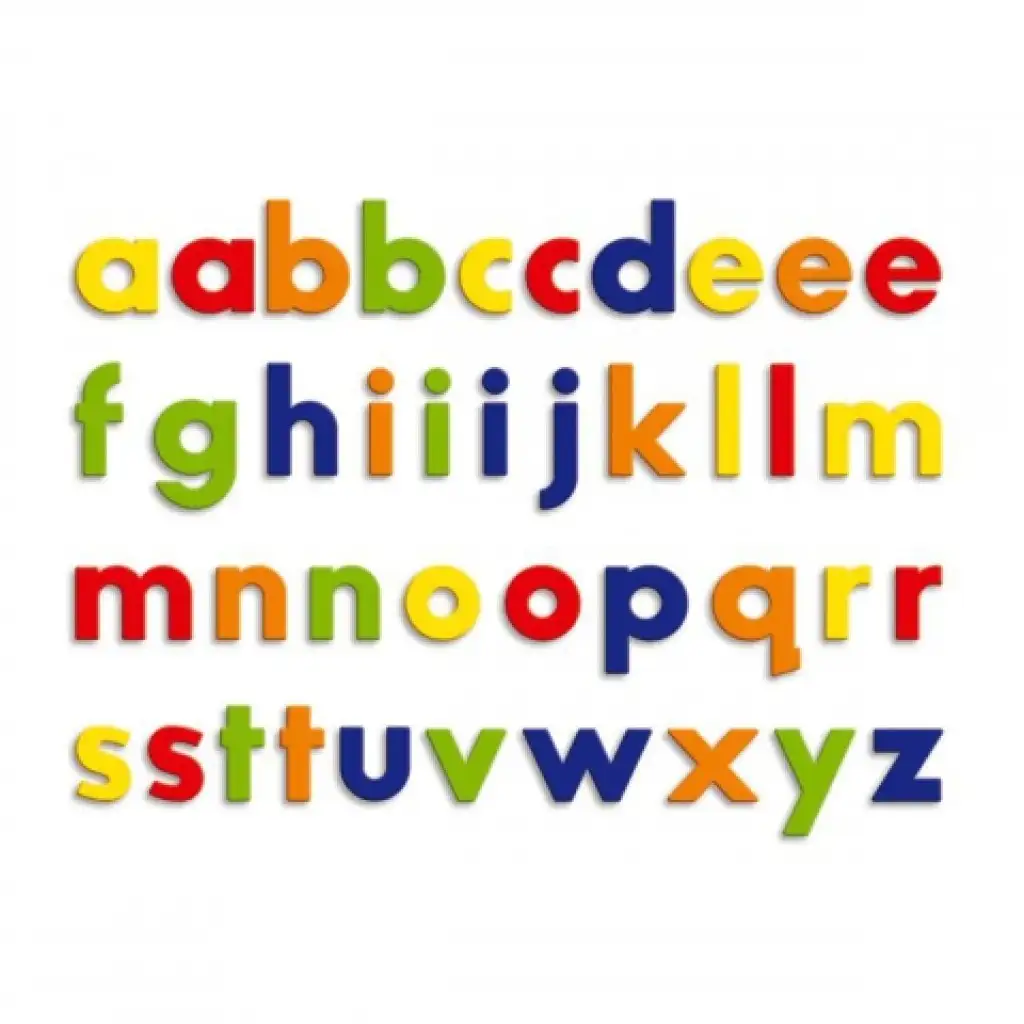 Quercetti: Mágneses kisbetűk 240db-os szett kép 2