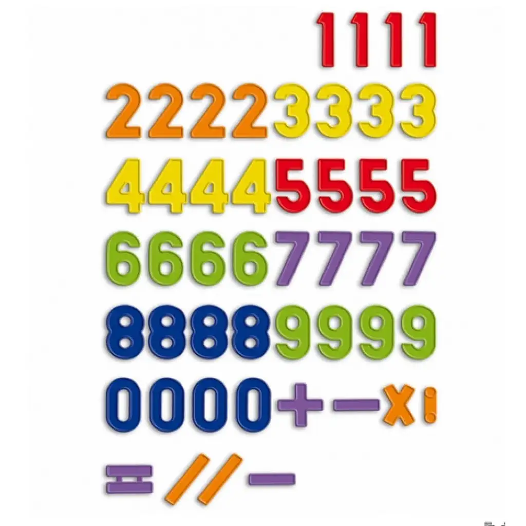 Quercetti: Mágneses számok 48db-os kép 2