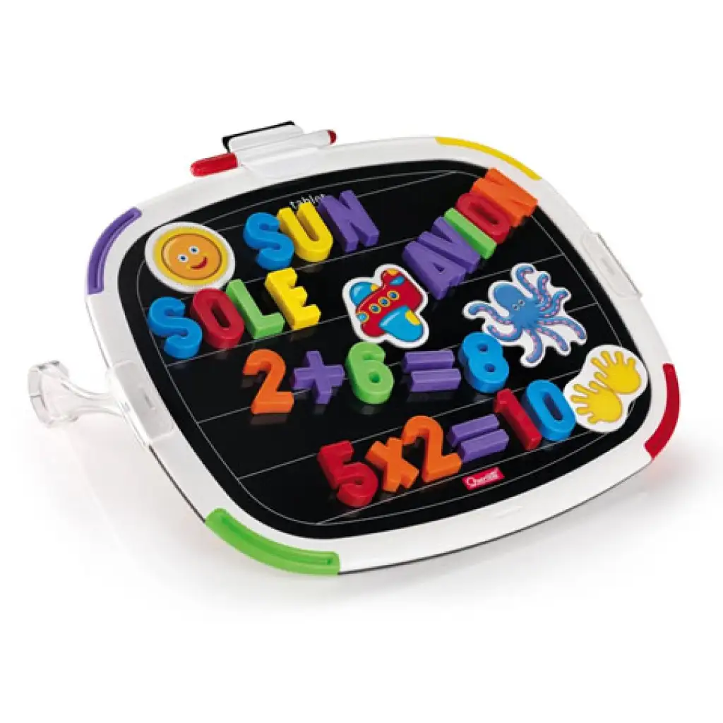 Quercetti: Mágneses tábla betűk + számok kép 2