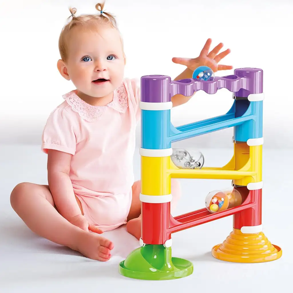 Quercetti: Migoga Tower 17 db-os golyópálya játékszett kép 3