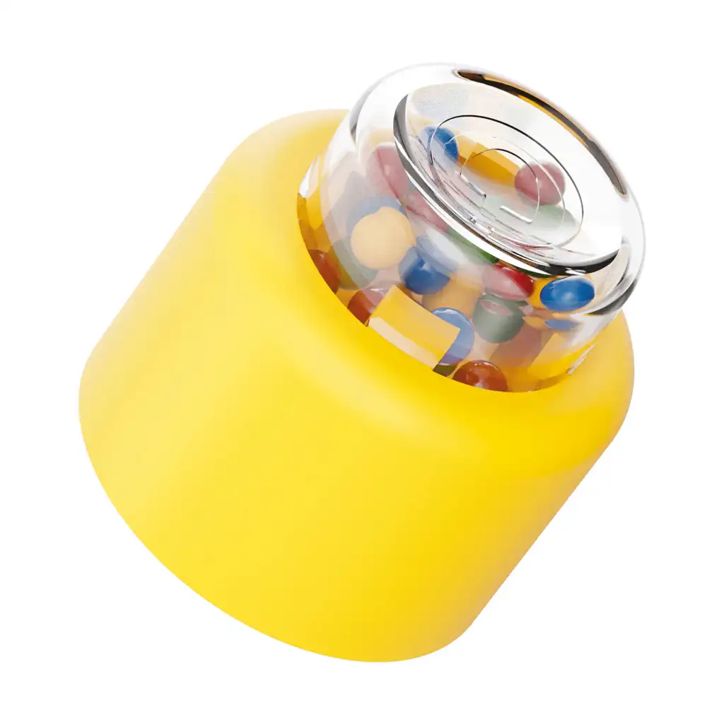 Quercetti: Momy Soft 4 db-os puha csörgős építőkocka szett kép 2