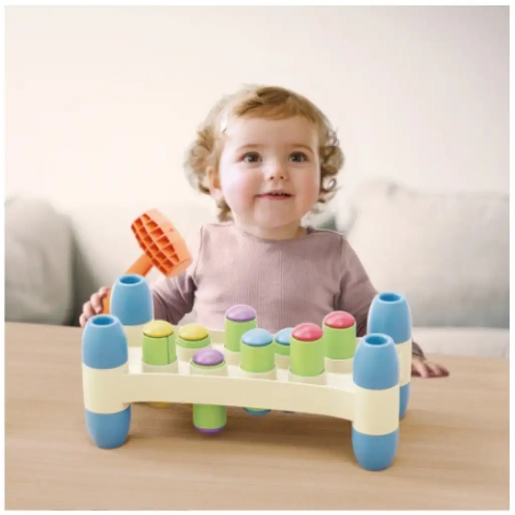 Quercetti: Play Eco Peggy Kalapácsos ügyességi játék kép 4