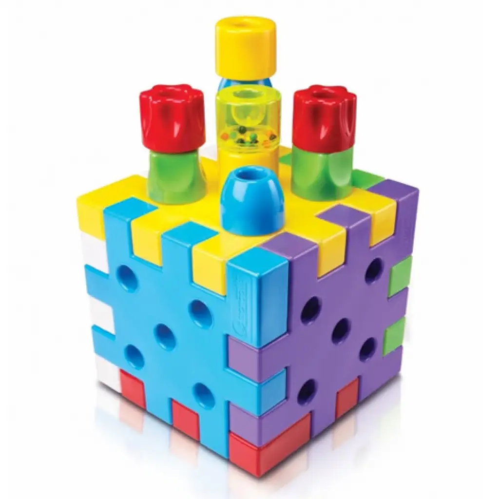 Quercetti: Qubó kombi építőjáték 19db-os kép 4