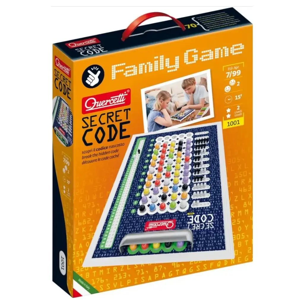 Quercetti: Titkos kód mesterlogika 2 az 1-ben logikai játék