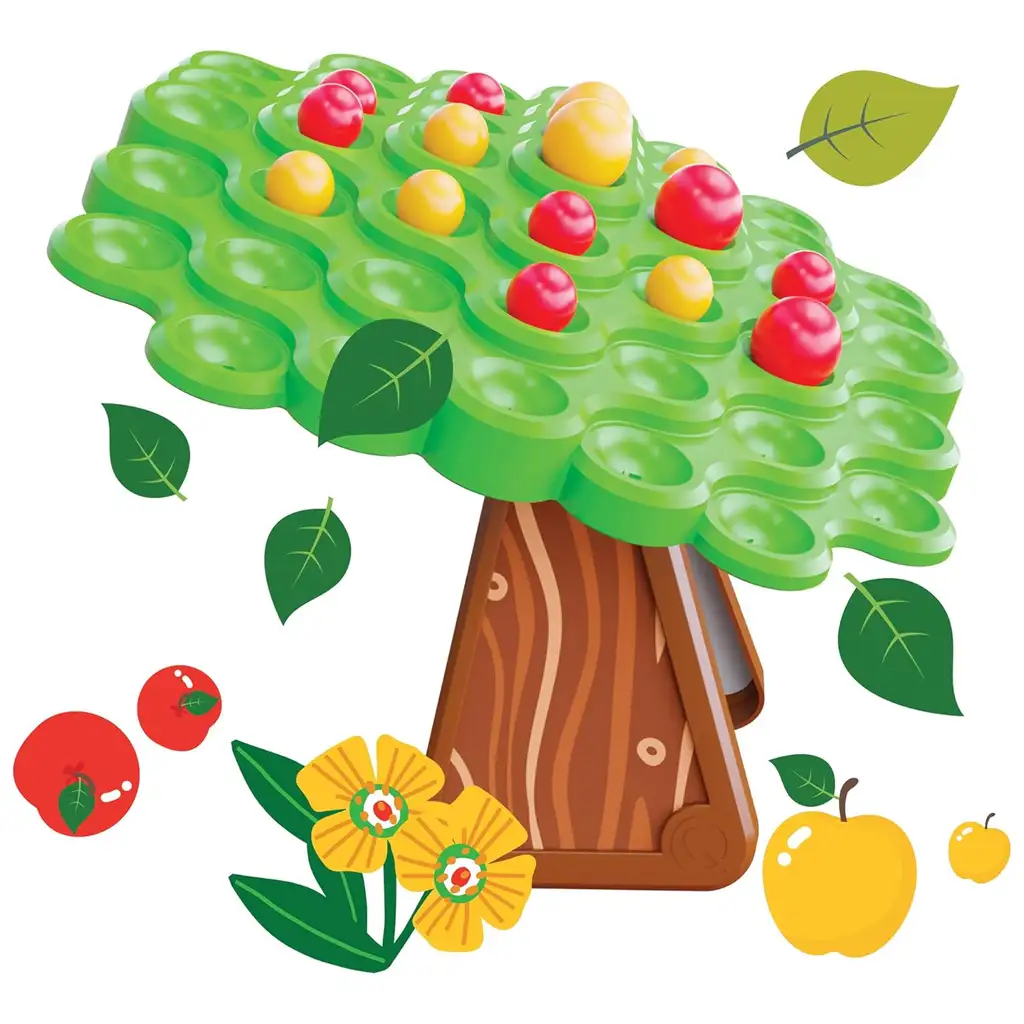 Quercetti: Stay Apple billegő almafa ügyességi játék kép 2