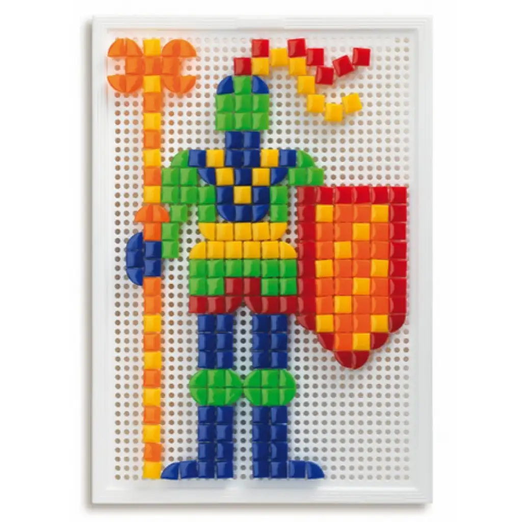 Quercetti: Szögletes pötyi készlet-ház 300db-os kép 3