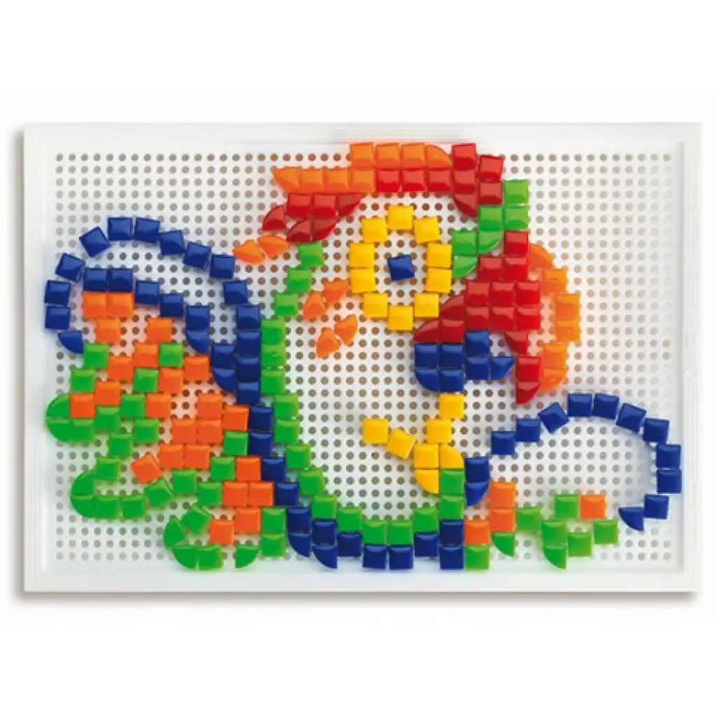 Quercetti: Szögletes pötyi készlet-ház 300db-os kép 4