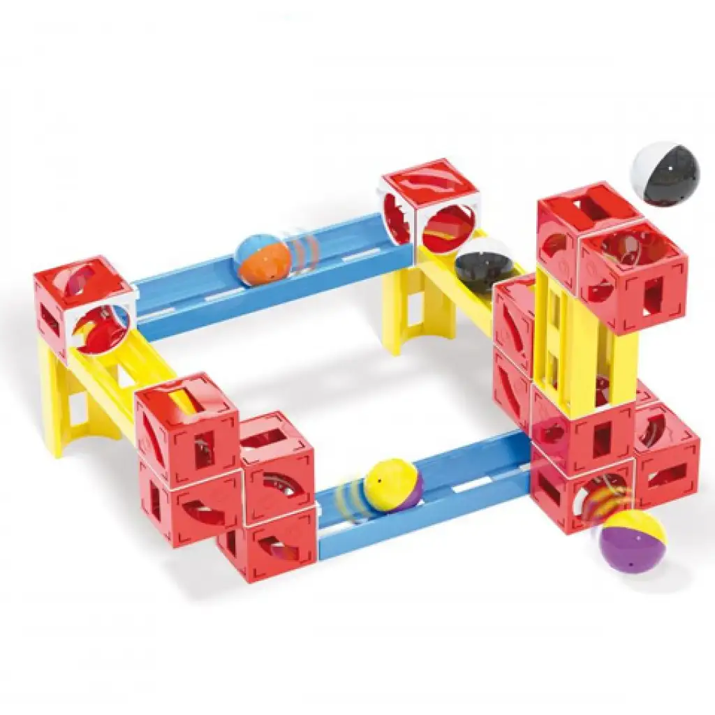 Quercetti: Cuboga Premium golyóvezető játékszett kép 3