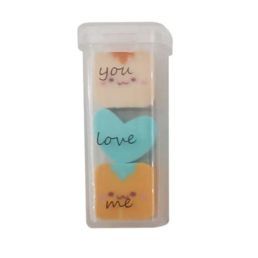 The Littlies: Színes 3db-os radír szettek kép 5