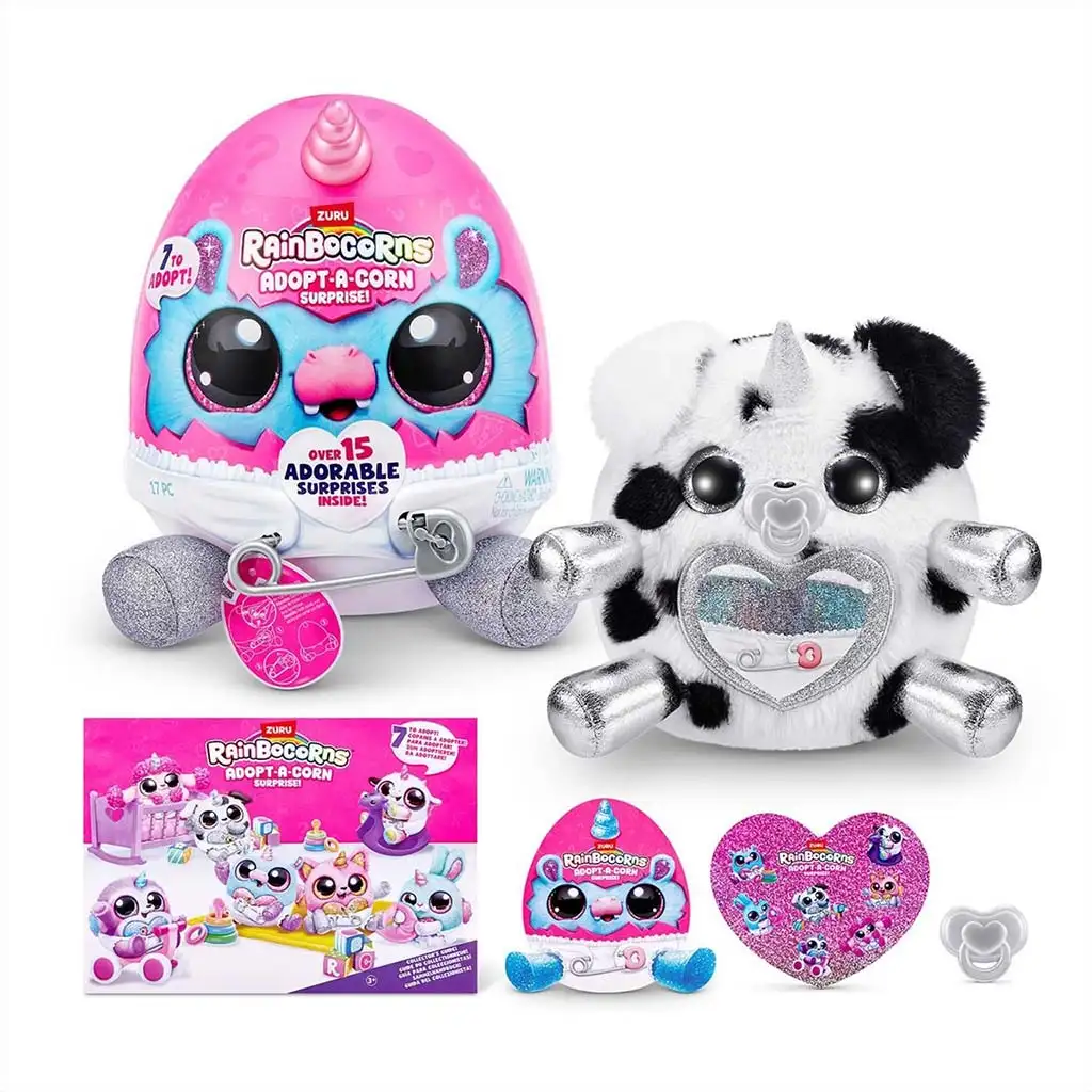 Rainbocorns: Adopt-a-Corn meglepetés plüssfigura többféle változatban 1db kép 7