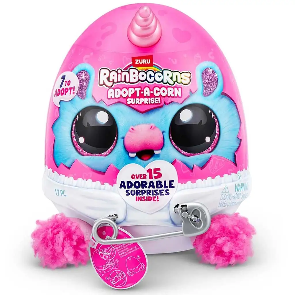 Rainbocorns: Adopt-a-Corn meglepetés plüssfigura többféle változatban 1db