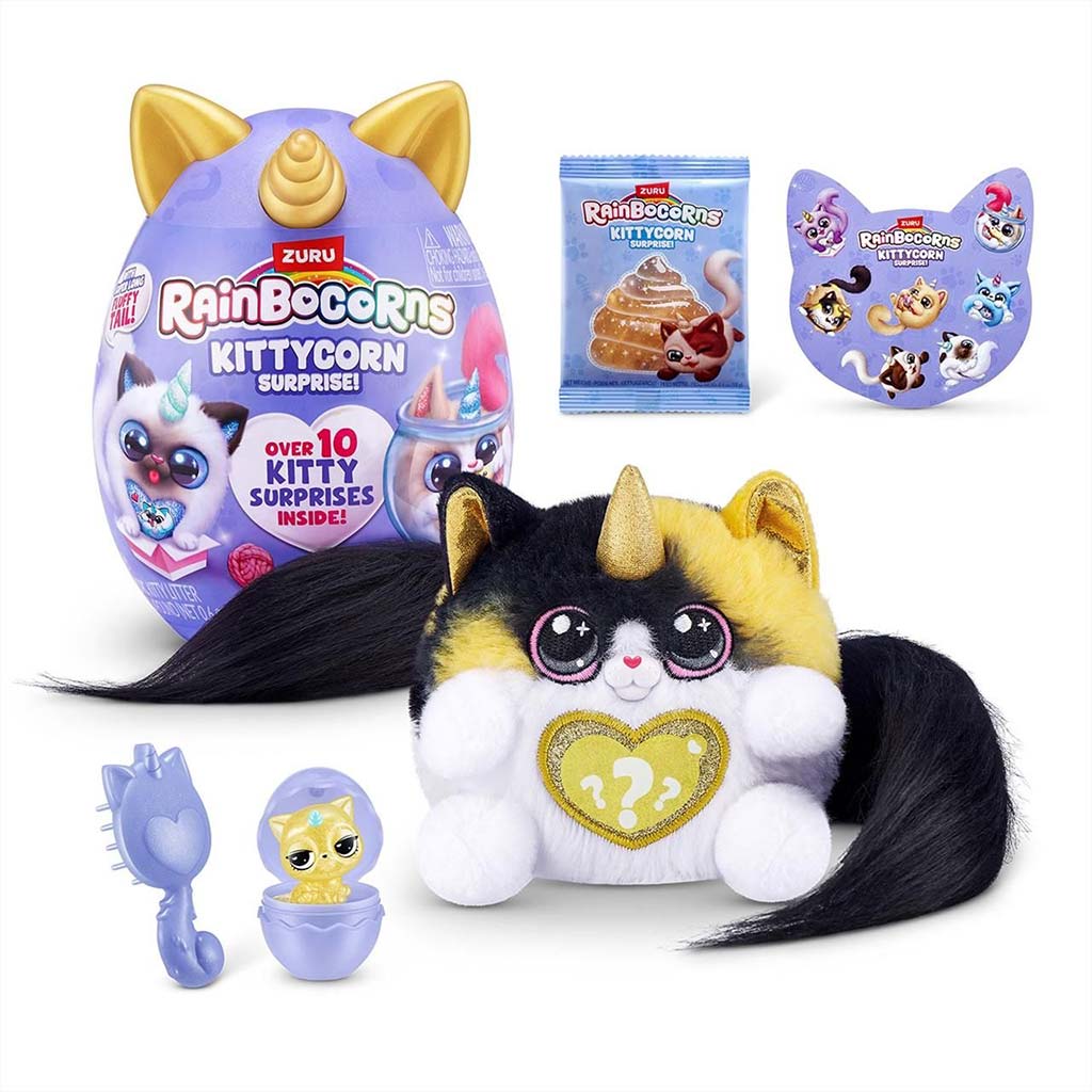 Rainbocorns: Pocket Kittycorn meglepetés cica plüssfigura többféle változatban 1db kép 8
