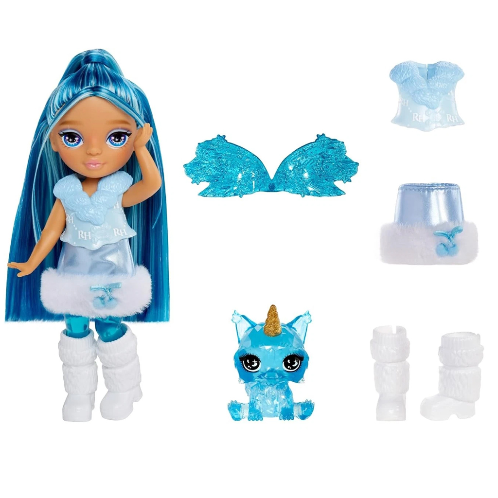 Rainbow High Littles szivárvány tündér Sapphire baba kép 3