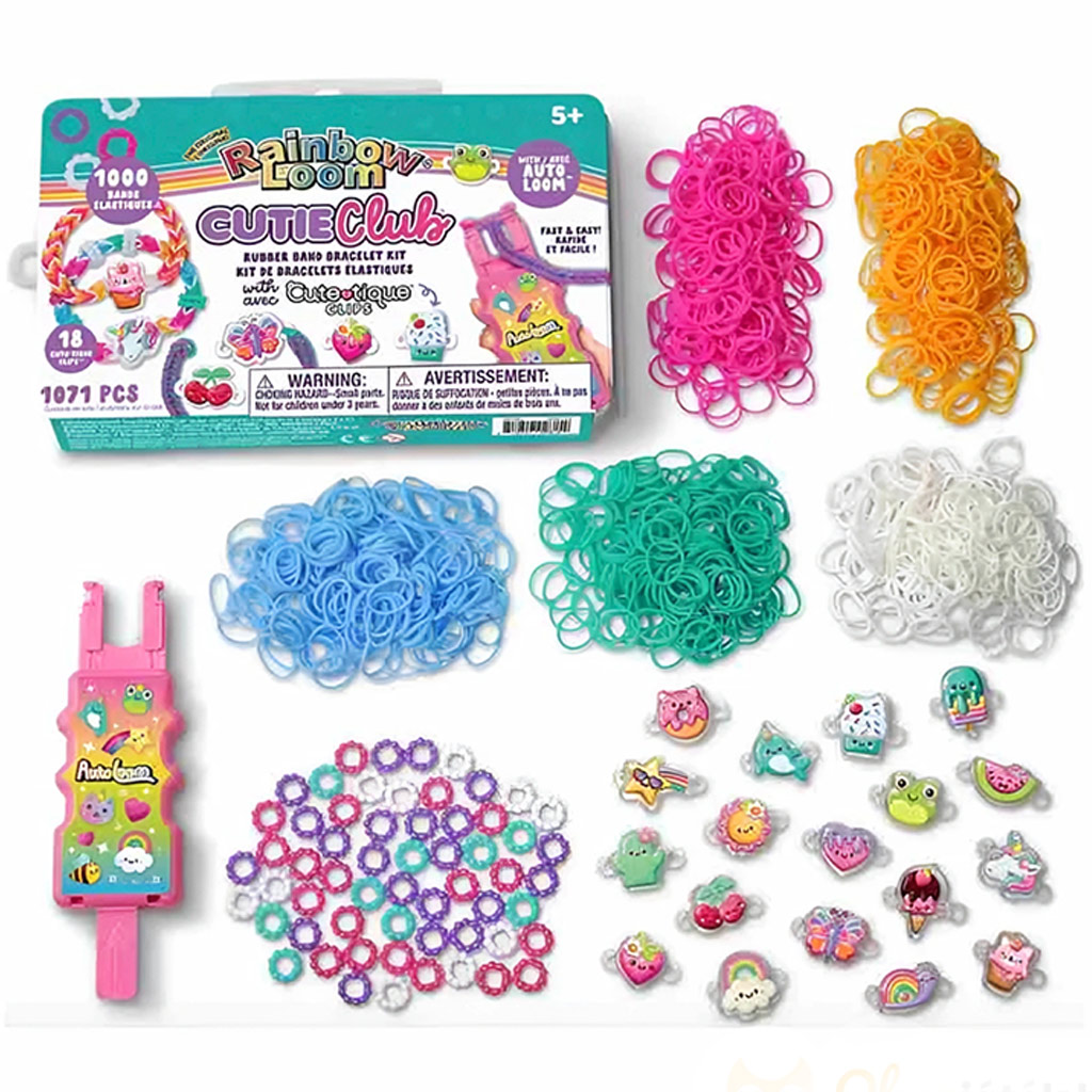 Rainbow Loom: Auto Loom – Cute-Tique gumikarkötő készítő szett kép 2