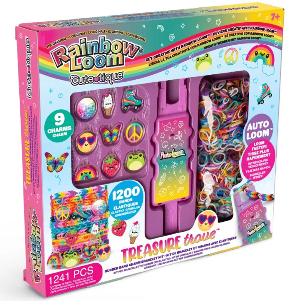 Rainbow Loom: Cute-Tique kincsesbánya gumikarkötő készítő szett