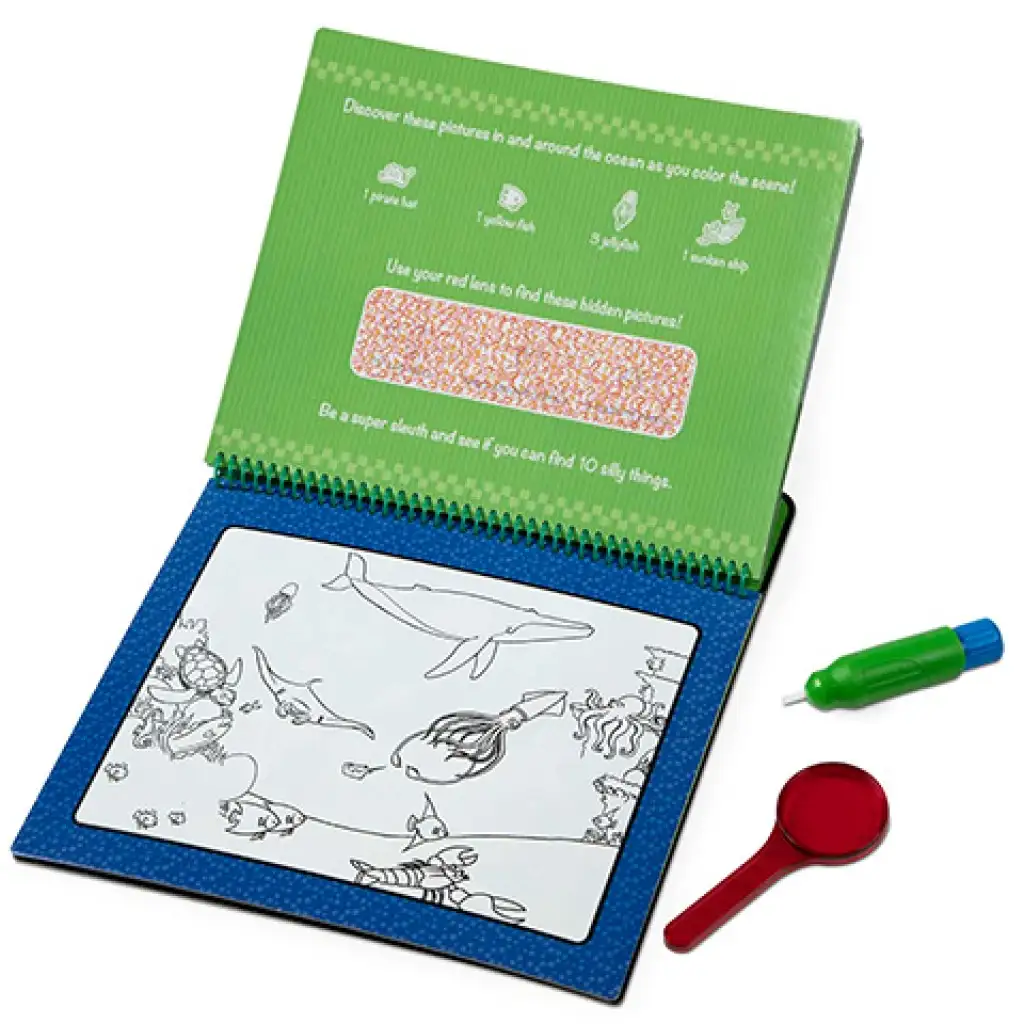 Rajzolás vízzel: Állati bohócságok kreatív játék - Melissa & Doug kép 2