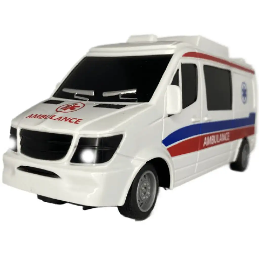 RC Távirányítós mentőautó fénnyel 27MHz 1/32-es méretarány 25cm kép 3